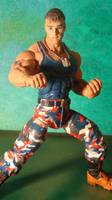 Jean Claude Van Damme Is Col. William Guile (Street Fighter) Custom Action Figure