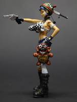 TANK-GIRL with MISSILE BRA and "Charlie Dont Surf" Helmet (Prototype) Custom Action Figure