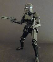 Blackhole Shadow Storm Trooper ( Star Wars Black Series ) (Star Wars) Custom Action Figure