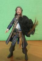 Captain Hector Barbossa W/ Jack the Monkey (Pirates of the Carribean) Custom Action Figure