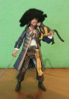 Captain Hector Barbossa W/ Jack the Monkey (Pirates of the Carribean) Custom Action Figure