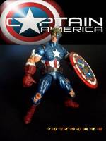 Captain America (Battle Damaged) (Marvel Legends) Custom Action Figure