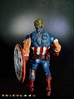 Captain America (Battle Damaged) (Marvel Legends) Custom Action Figure