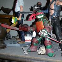 Chainsaw Raphael (or Deadite Slayin' Raph) (Teenage Mutant Ninja Turtles) Custom Action Figure