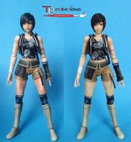 Advent Children Yuffie Play Arts Kai (Final Fantasy) Custom Action Figure