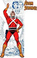 ADAM STRANGE Silver Age Honory Member of Justice League (DC Universe) Custom Action Figure