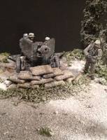 Defend the Anti-Tank Gun! (Original) Custom Diorama / Playset