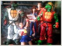 Teenage Mutant Street Fighter Turtles...Mi-Kenangelo & Raph-Ryu (Teenage Mutant Ninja Turtles) Custom Action Figure