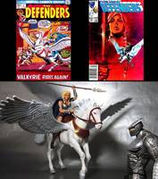 Valkyrie and Her Winged Steed Aragorn (Masters of the Universe) Custom Action Figure
