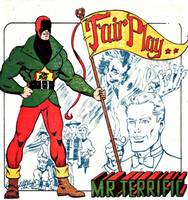 MR TERRIFIC Terry Sloane All-Star Squadron & JSA Member (DC Universe) Custom Action Figure