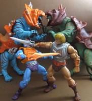 Faker and Bogus Cat (Masters of the Universe) Custom Action Figure
