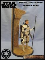 Sandtrooper Dewback Rider (Star Wars) Custom Statue / Bust