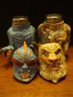 Goat-Man Vs the Chupacabara S&P Shaker Set (Misc) Custom Other