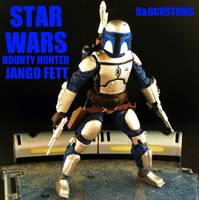 JANGO FETT Bounty Hunter AOTC ROTS (Star Wars) Custom Action Figure