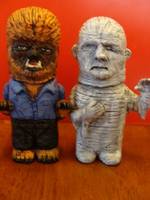 Wolf-Man & Mummy S&P Shaker Set (Misc) Custom Other