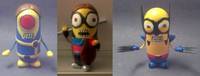 Minion X-Men (Cyclops, Gambit, Wolverine) (Despicable Me) Custom Action Figure