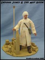 Disney's Indiana Jones in Desert Gear and Map Room (Indiana Jones) Custom Action Figure