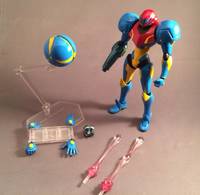 Figma Samus Aran Fusion Suit Colors Custom (Metroid) Custom Action Figure
