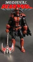 Medieval Deadpool (the Knight without a Mouth) (Marvel Legends) Custom Action Figure