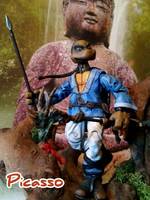 TMNT... Picasso "the Turtle Monk from Shaolin" (Teenage Mutant Ninja Turtles) Custom Action Figure