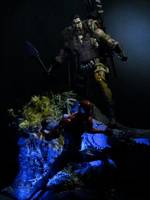 Kraven the Hunter: Elephant Graveyard Mini Dio (Marvel Legends) Custom Diorama / Playset