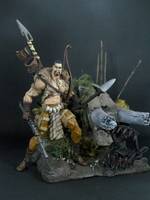 Kraven the Hunter: Elephant Graveyard Mini Dio (Marvel Legends) Custom Diorama / Playset