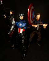 Bucky as Captain America Movie Concept (Marvel Legends) Custom Action Figure