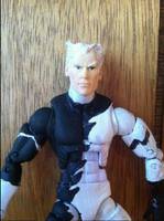 Quicksilver Black & White Avengers Costume (Marvel Legends) Custom Action Figure