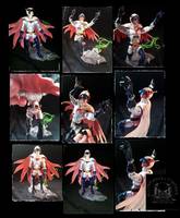Custom Marvel Legends Six Inch Gatchaman Battle of the Planets Ken Mark the Eagle Action Figure (Legendary Comic Book Heroes) Custom Action Figure