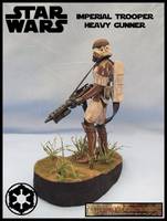 Imperial Heavy Weapons Trooper (Star Wars) Custom Diorama / Playset