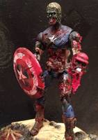 Zombie Captain America (Marvel) Custom Action Figure