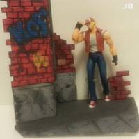 Terry Street Diorama (Fatal Fury) Custom Diorama / Playset