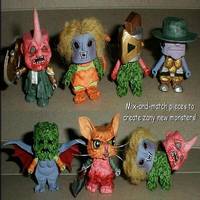 Super-Deformed Interchangeable Monster Figure Set (Castlevania) Custom Miniature / Figurine