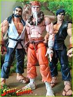 Street Fighter.. Master Goutetsu, Young Gouken,Gouki (Akuma) (Street Fighter) Custom Action Figure