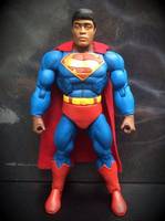 President Superman (Earth 23) Calvin Ellis (DC Universe) Custom Action Figure