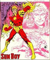 SUN BOY Dirk Morgna Legion of Super-Heroes (DC Universe) Custom Action Figure