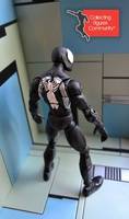 Black Spider-Man ( Dark Avengers ) (Marvel Legends) Custom Action Figure