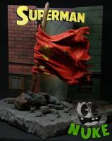 The Death of Superman (DC Universe) Custom Diorama / Playset