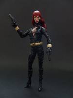 Symbiote Black Widow (Avengers) Custom Action Figure