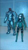 Iron Skull & Baroness Viper - Red Skull Madame Hydra (Marvel Universe) Custom Action Figure