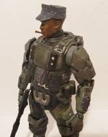 Sgt. Johnson (ODST) (Halo) Custom Action Figure