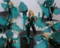 The Lost Tribe , Frau (Mother) Frogger , (5th Army Lt.) (Realm Universe) Custom Action Figure