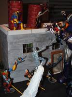 X-Men Vs Sentinels (Marvel Universe) Custom Diorama / Playset