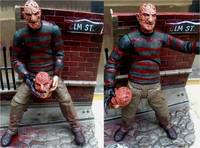 Ultimate Freddy Krueger with Elm Street Diorama (Nightmare on Elm Street) Custom Diorama / Playset