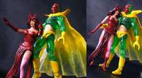 Cake Toppers: Vision & Wanda (Marvel Legends) Custom Action Figure
