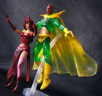 Cake Toppers: Vision & Wanda (Marvel Legends) Custom Action Figure