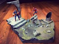War Ruins Diorama (Marvel Legends) Custom Diorama / Playset