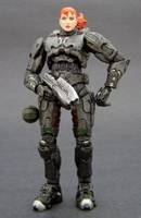Tex from 'Red vs Blue' (Halo) Custom Action Figure