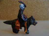 Warg Rider No.3 (Fantasy) Custom Miniature / Figurine