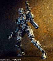 Commander Sarah Palmer (Halo) Custom Action Figure
